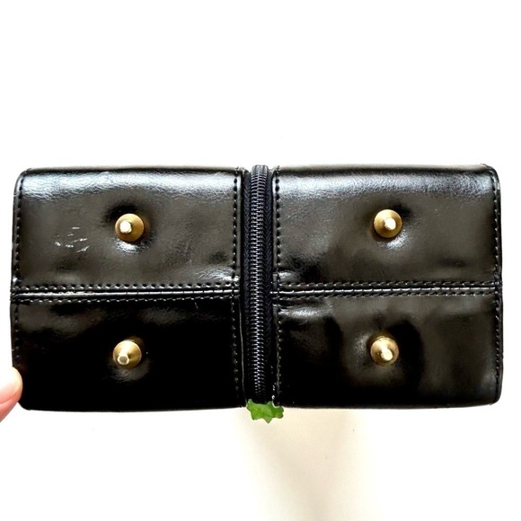 Black Leather Wine Bottle Case Bag Zippered Double Two Bottle Holder Padded - Picture 8 of 9